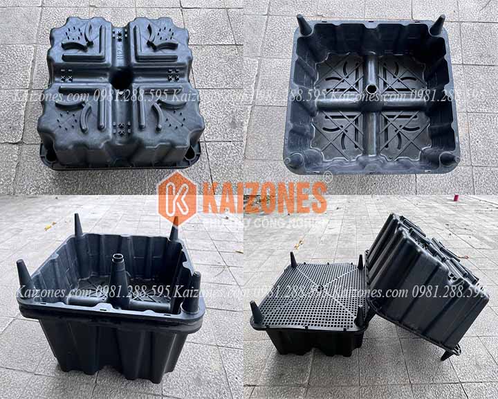 Hộp nhựa Uboot đổ bê tông sàn rỗng