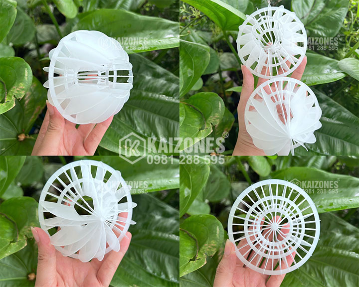 Cầu nhựa vi sinh D100