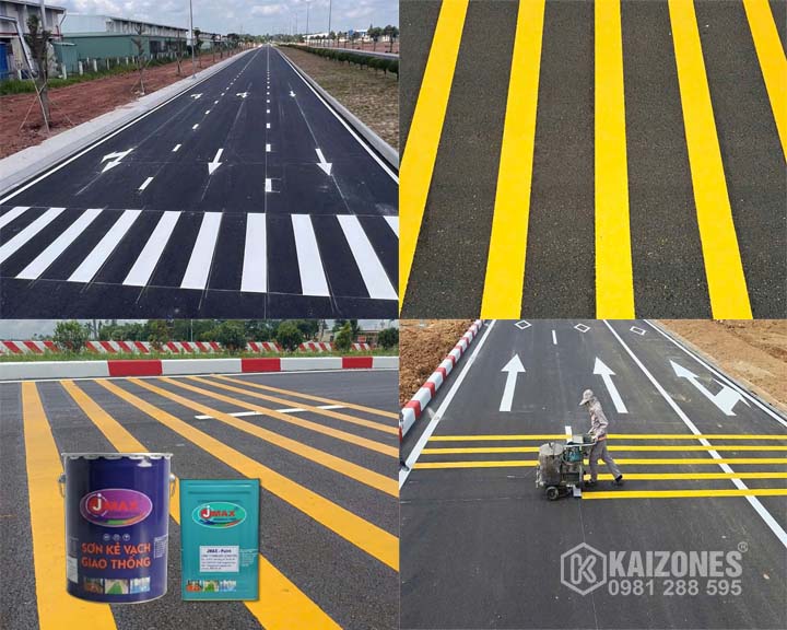 Sơn vạch kẻ đường, sơn kẻ vạch giao thông Jmax