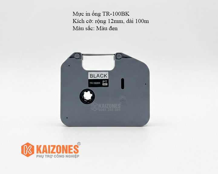 Mực in ống lồng TR-100BK