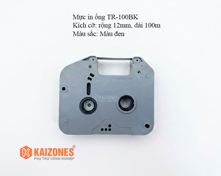 Mực in ống lồng TR-100BK